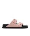 Birkenstock Arizona Raffia Slide In Black