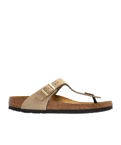 Birkenstock Buckle Slippers In Brown