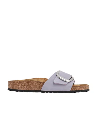 Birkenstock Buckle Slippers In Purple