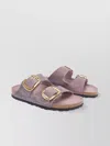 Birkenstock Arizona Hammered Big Buckle Slide Sandal