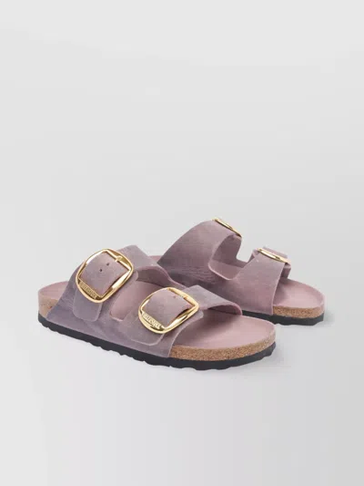 BIRKENSTOCK BUCKLED CORK SOLE SANDALS
