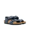 Birkenstock Birko-flor Buckled Arizona Sandals In Blue