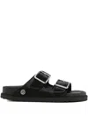 Birkenstock Buckled-straps Sandals In Black