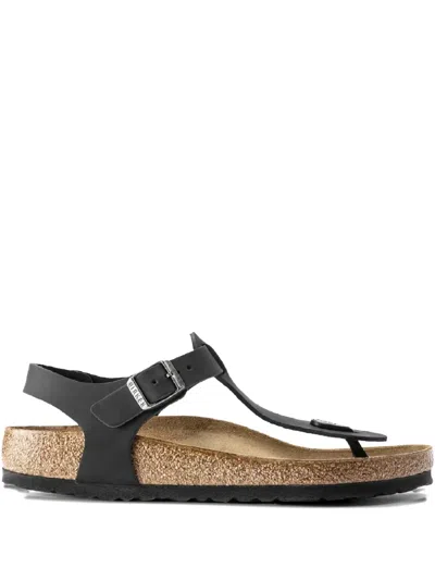 Birkenstock Buckled T-strap Sandals In Black