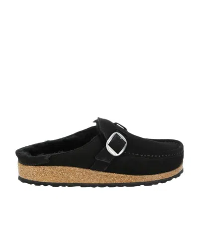 BIRKENSTOCK BIRKENSTOCK BUCKLE DETAILED SLIP-ON SANDALS