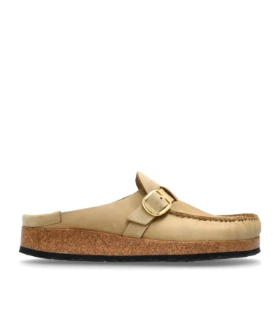 Birkenstock Buckley Strap Mules In Brown