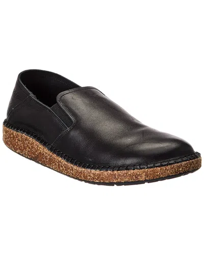 Birkenstock Callan Narrow Leather Slip-on In Black