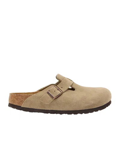 Birkenstock Casual Flat Slide Sandals In Brown