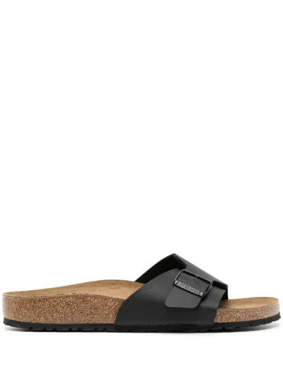 Birkenstock Madrid Buckle-fastened Sandals In Black