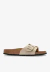 Birkenstock Catalina Birko-flor Sandcastle Mules In Beige