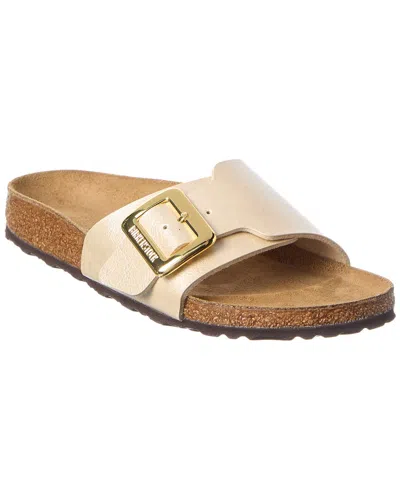 Birkenstock Catalina Luxe Buckle Patent Birko-flor N Sandal In Neutral