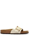 Birkenstock Catalina Cushion Buckle Slides In Neutrals