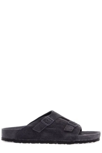 Birkenstock Charcoal Suede Zã¼rich Slippers