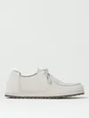 Birkenstock Utti Lace Up Deep Blue Loafers Whale Grey