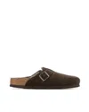 Birkenstock Ciabatta Boston Shearling Mocca In Brown