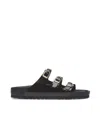 Birkenstock Florida Dbuckle Exquisite Shine Fit S Shoes