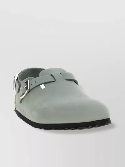 Birkenstock Tokio Suede Mules In Blue