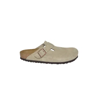 BIRKENSTOCK CLOSED-TOE DOVE GREY SANDALS WITH ADJUSTABLE STRAP