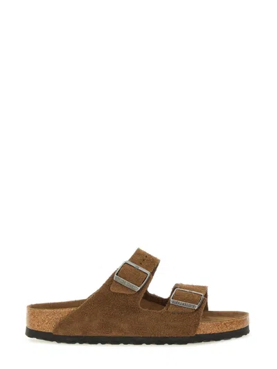 Birkenstock Comfortable Leather Sandals For All Seasons In Brown