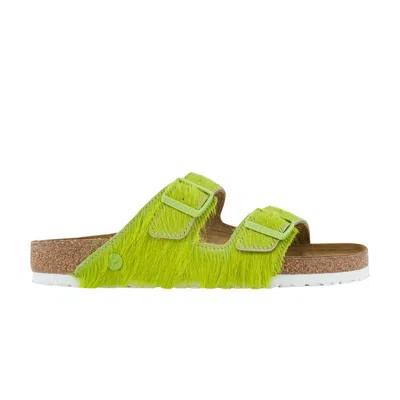 Pre-owned Birkenstock Concepts X Arizona Sandal 'lime Green' | Yellow | Men's Size 46