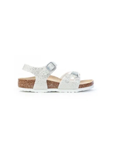 Birkenstock Cosmic Sparkle Mini Sandals For Kids In Silver
