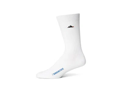 Birkenstock Cotton Ribbed Socks Knee High Socks Shoes White: Xl ( Us Men's 12-12.5)