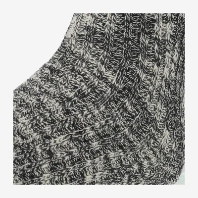 Birkenstock Cotton Slub Ribbed Socks In Gray