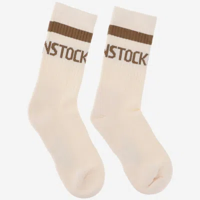 Birkenstock Cotton Socks With Logo In Neutral