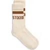 Birkenstock Cotton Twist Crew Socks In Eggshell