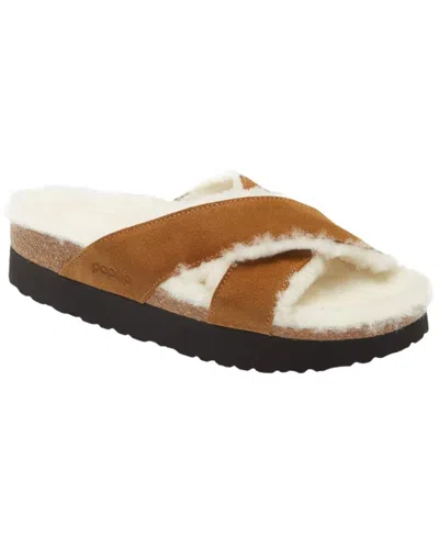 Birkenstock Daytona Suede Sandal In Brown