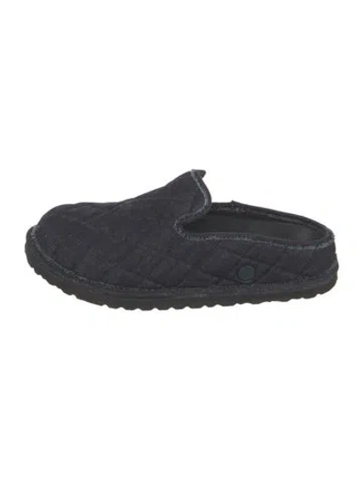 Pre-owned Birkenstock Denim Mules In Blue