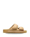 Birkenstock Double Adjustable Strap Open Sandal In Beige In Multi