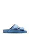 Birkenstock Double Adjustable Strap Open Sandal In Light Blue