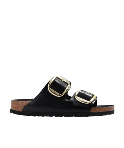 Birkenstock Double Belt Flip-flops In Black