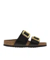 Birkenstock Sydney Cb - Sandal With Two Straps And Buckles In Black