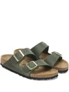 Birkenstock Double-buckle Sandals In Green