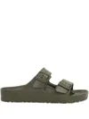 Birkenstock Double-buckle Sandals In Green