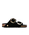 Birkenstock Double-strap Flat Sandals In Black