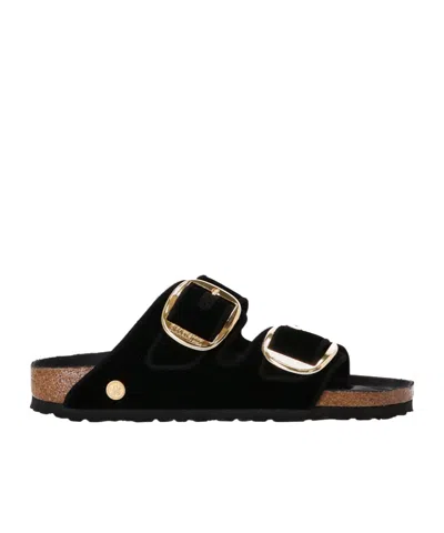 Birkenstock Double-strap Flat Sandals In Black