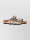 Birkenstock Double Strap Open Toe Sandals In Brown
