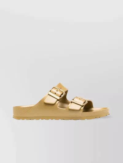 Birkenstock Double-strap Round Toe Sandals With Ridged Sole