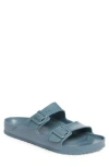 Birkenstock Essentials Arizona Waterproof Slide Sandal In Basalt Gray