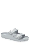 Birkenstock Essentials Arizona Waterproof Slide Sandal In Silver