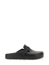 Birkenstock Sandals With Buckle Strap And Open Back