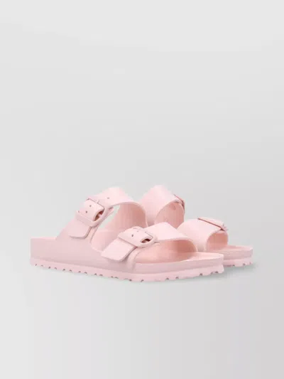 Birkenstock Eva Sandals With Flat Sole And Open Toe In Pink
