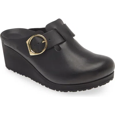 Birkenstock Fanny Wedge Clog In Black