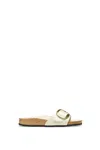 Birkenstock Women's Madrid Big Buckle Sandal In Ecru In Beige