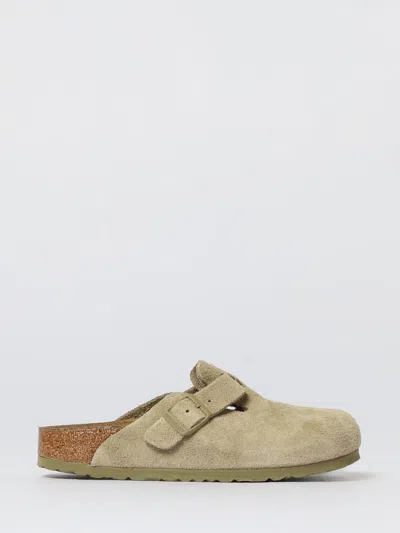 Birkenstock Flat Sandal  Woman Color Beige In Green