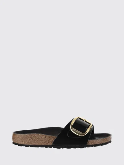 Birkenstock Madrid Big Buckle Brushed Leather Sandal In Multi