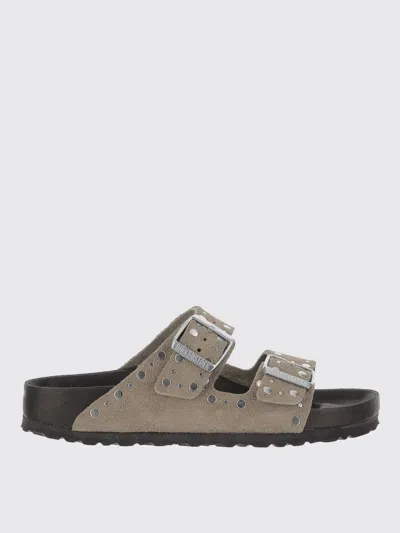 Birkenstock Flat Sandals  Woman Color Beige In Brown